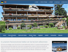Tablet Screenshot of hotel-kaserer.de